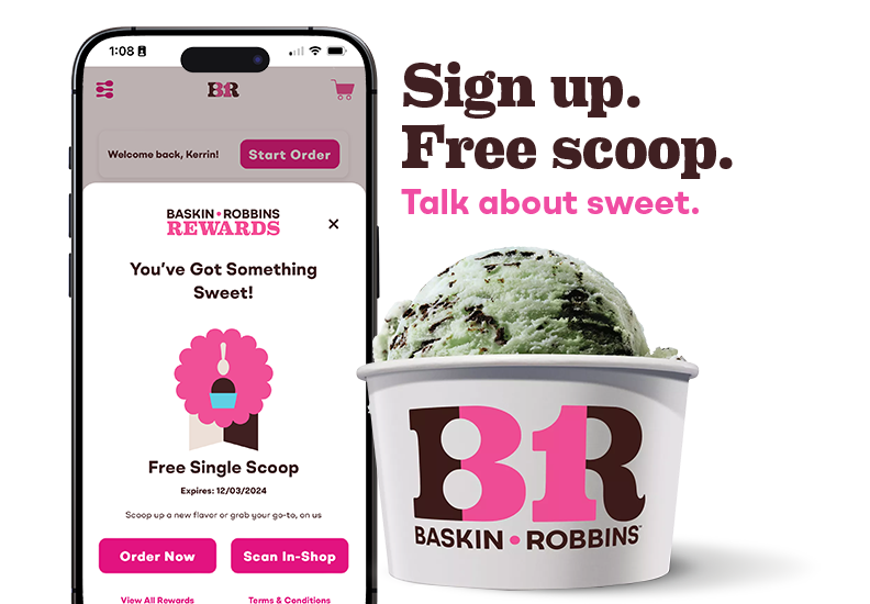 Baskin-Robbins Rewards headline